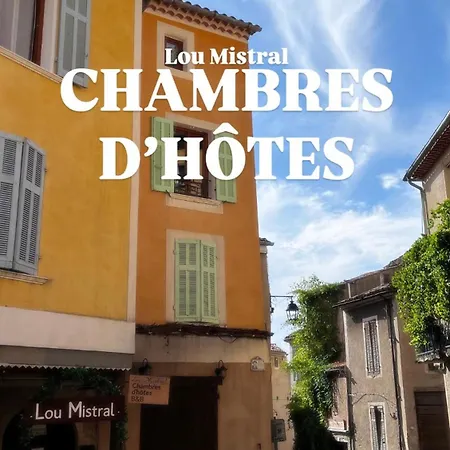 Lou Mistral - Chambres A Louer 3* Мустье-Сент-Мари